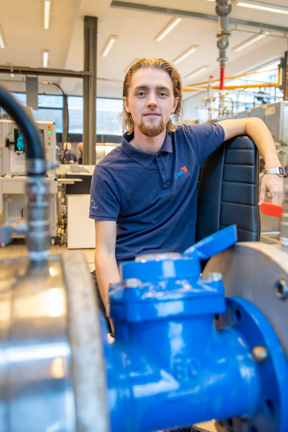 Rik Vollebregt, Technician at the Products Laboratory in Rijswijk, the Netherlands.