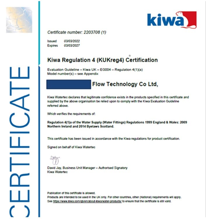 KIWA w&eacute;i zhōnggu&oacute; f&aacute;m&eacute;n qǐy&egrave; fāchū d&igrave; yī zhāng yīnggu&oacute; shuǐw&ugrave; r&egrave;nzh&egrave;ng zh&egrave;ngshū (KUK Regulation 4).jpg