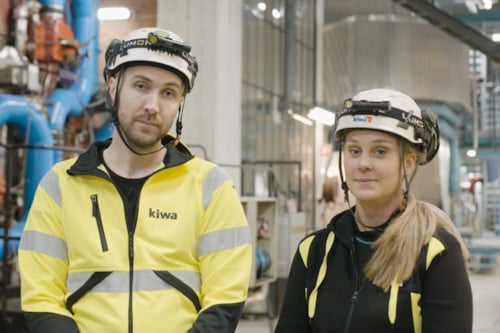 Pannutbildare Anders och Emma.